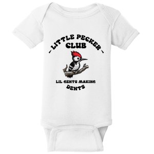 Little Pecker Club Lil Gents Making Dents Baby Bodysuit