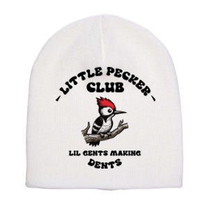 Little Pecker Club Lil Gents Making Dents Short Acrylic Beanie