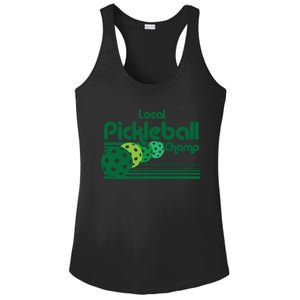 Local Pickleball Champ Professional Pickleballer Gift Ladies PosiCharge Competitor Racerback Tank