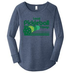 Local Pickleball Champ Professional Pickleballer Gift Women's Perfect Tri Tunic Long Sleeve Shirt