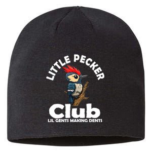 Little Pecker Club Lil Gents Making Dents Funny Woodpecker Sustainable Beanie