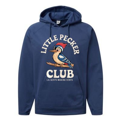 Little Pecker Club Front And Back Performance Fleece Hoodie