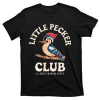 Little Pecker Club Front And Back T-Shirt