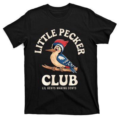 Little Pecker Club Front And Back T-Shirt