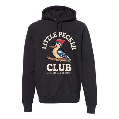 Little Pecker Club Front And Back Premium Hoodie