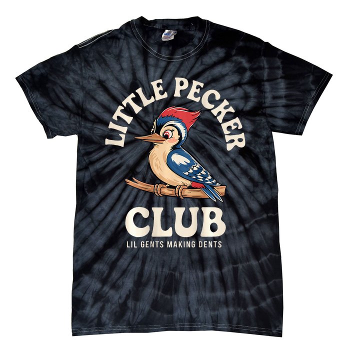 Little Pecker Club Front And Back Tie-Dye T-Shirt