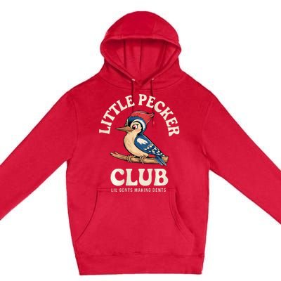 Little Pecker Club Front And Back Premium Pullover Hoodie