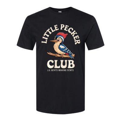 Little Pecker Club Front And Back Softstyle CVC T-Shirt