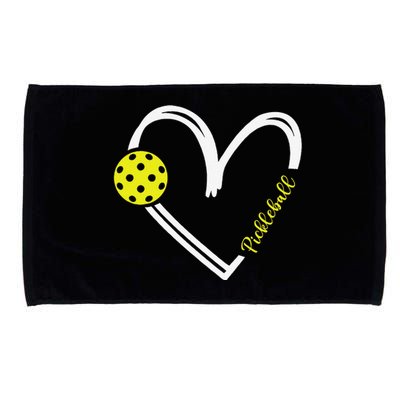 Love Pickleball Cute Pickleball Match I Love Pickleball Microfiber Hand Towel