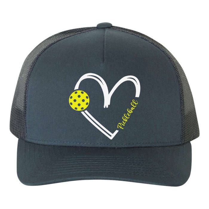 Love Pickleball Cute Pickleball Match I Love Pickleball Yupoong Adult 5-Panel Trucker Hat