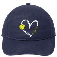 Love Pickleball Cute Pickleball Match I Love Pickleball 7-Panel Snapback Hat