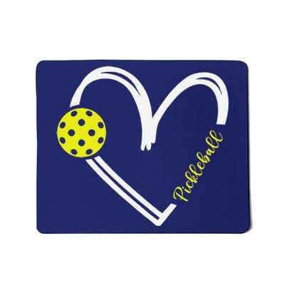 Love Pickleball Cute Pickleball Match I Love Pickleball Mousepad