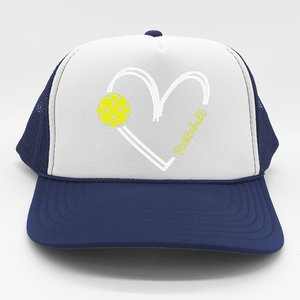 Love Pickleball Cute Pickleball Match I Love Pickleball Trucker Hat