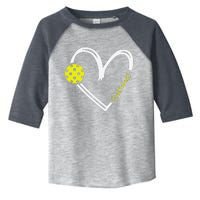 Love Pickleball Cute Pickleball Match I Love Pickleball Toddler Fine Jersey T-Shirt