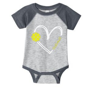 Love Pickleball Cute Pickleball Match I Love Pickleball Infant Baby Jersey Bodysuit