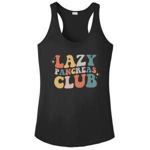 Lazy Pancreas Club Retro Diabetes Awareness Day Gift Ladies PosiCharge Competitor Racerback Tank