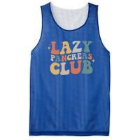 Lazy Pancreas Club Retro Diabetes Awareness Day Gift Mesh Reversible Basketball Jersey Tank