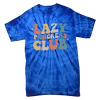 Lazy Pancreas Club Retro Diabetes Awareness Day Gift Tie-Dye T-Shirt