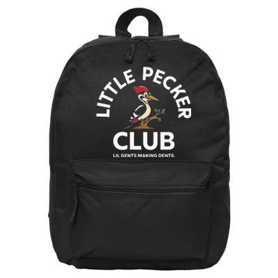 Little Pecker Club Back 16 in Basic Backpack