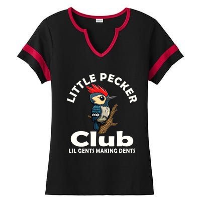 Little Pecker Club Ladies Halftime Notch Neck Tee