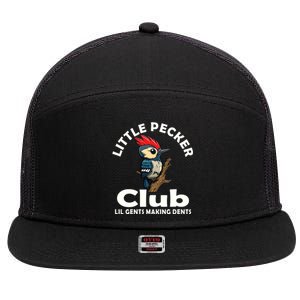 Little Pecker Club 7 Panel Mesh Trucker Snapback Hat