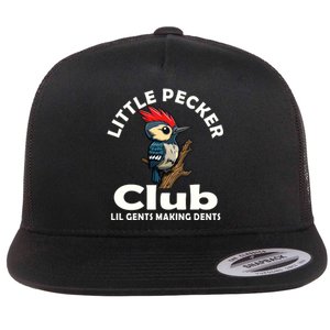 Little Pecker Club Flat Bill Trucker Hat