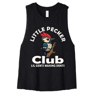 Little Pecker Club Women's Racerback Cropped Tank