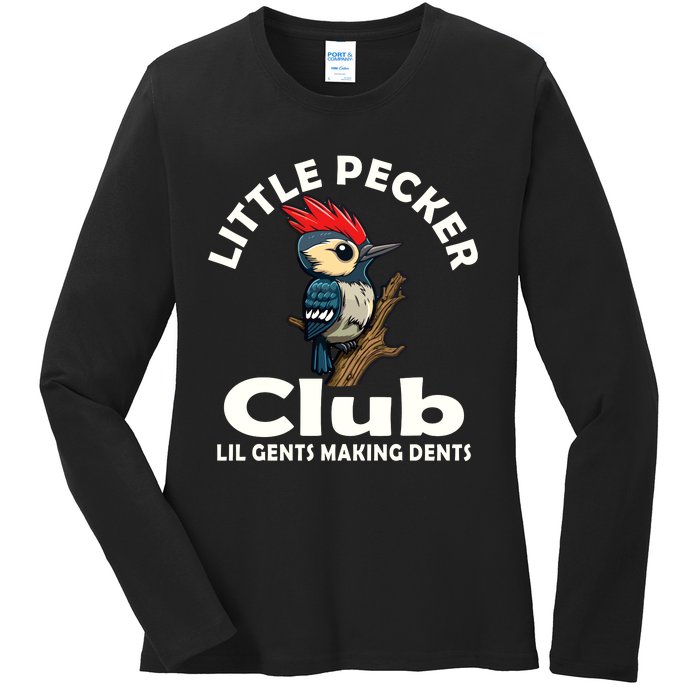 Little Pecker Club Ladies Long Sleeve Shirt