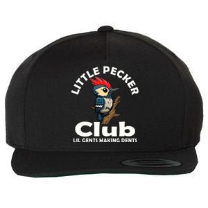 Little Pecker Club Wool Snapback Cap