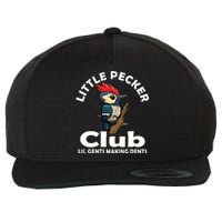 Little Pecker Club Wool Snapback Cap