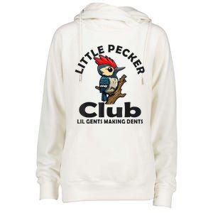 Little Pecker Club Womens Funnel Neck Pullover Hood