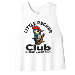 Little Pecker Club Women's Racerback Cropped Tank