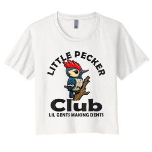 Little Pecker Club Women's Crop Top Tee