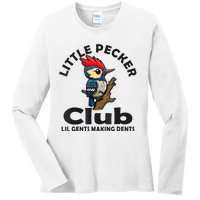 Little Pecker Club Ladies Long Sleeve Shirt