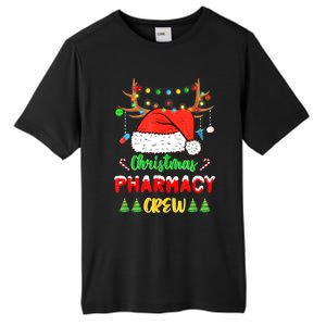 Lights Pharmacy Crew Reindeer Santa Funny Christmas Cool Gift Tall Fusion ChromaSoft Performance T-Shirt