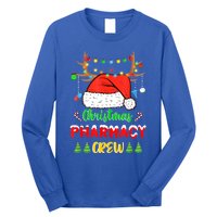 Lights Pharmacy Crew Reindeer Santa Funny Christmas Cool Gift Long Sleeve Shirt