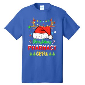 Lights Pharmacy Crew Reindeer Santa Funny Christmas Cool Gift Tall T-Shirt