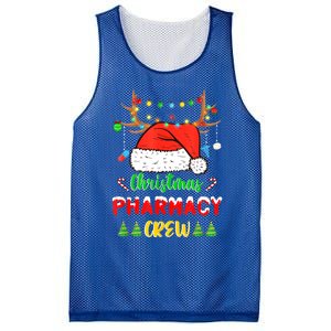 Lights Pharmacy Crew Reindeer Santa Funny Christmas Cool Gift Mesh Reversible Basketball Jersey Tank