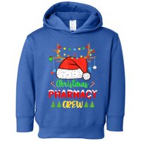 Lights Pharmacy Crew Reindeer Santa Funny Christmas Cool Gift Toddler Hoodie