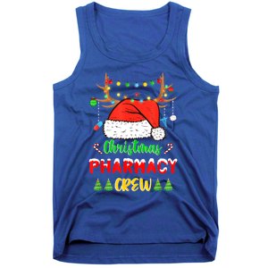 Lights Pharmacy Crew Reindeer Santa Funny Christmas Cool Gift Tank Top