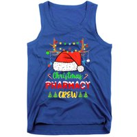 Lights Pharmacy Crew Reindeer Santa Funny Christmas Cool Gift Tank Top