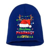 Lights Pharmacy Crew Reindeer Santa Funny Christmas Cool Gift Short Acrylic Beanie