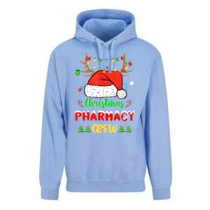 Lights Pharmacy Crew Reindeer Santa Funny Christmas Cool Gift Unisex Surf Hoodie