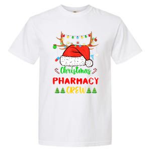 Lights Pharmacy Crew Reindeer Santa Funny Christmas Cool Gift Garment-Dyed Heavyweight T-Shirt