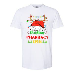 Lights Pharmacy Crew Reindeer Santa Funny Christmas Cool Gift Softstyle CVC T-Shirt