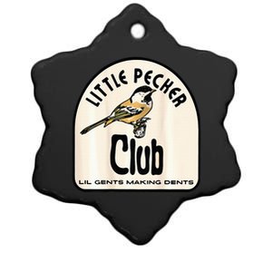 Little Pecker Club Ceramic Star Ornament