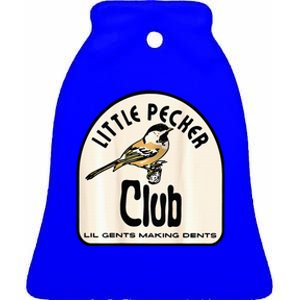 Little Pecker Club Ceramic Bell Ornament