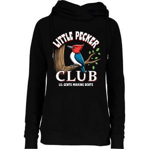 Little Pecker Club Womens Funnel Neck Pullover Hood