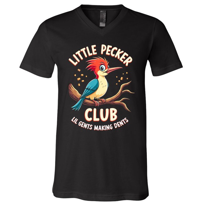 Little Pecker Club V-Neck T-Shirt