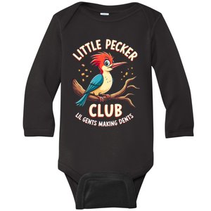 Little Pecker Club Baby Long Sleeve Bodysuit